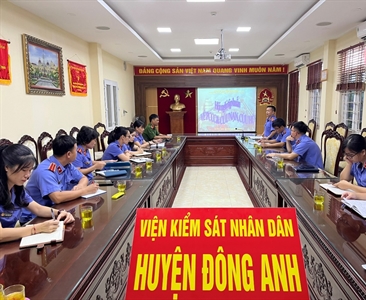 Viện KSND huyện Đông Anh tổ chức Hội nghị tập huấn về công tác Phòng cháy...
